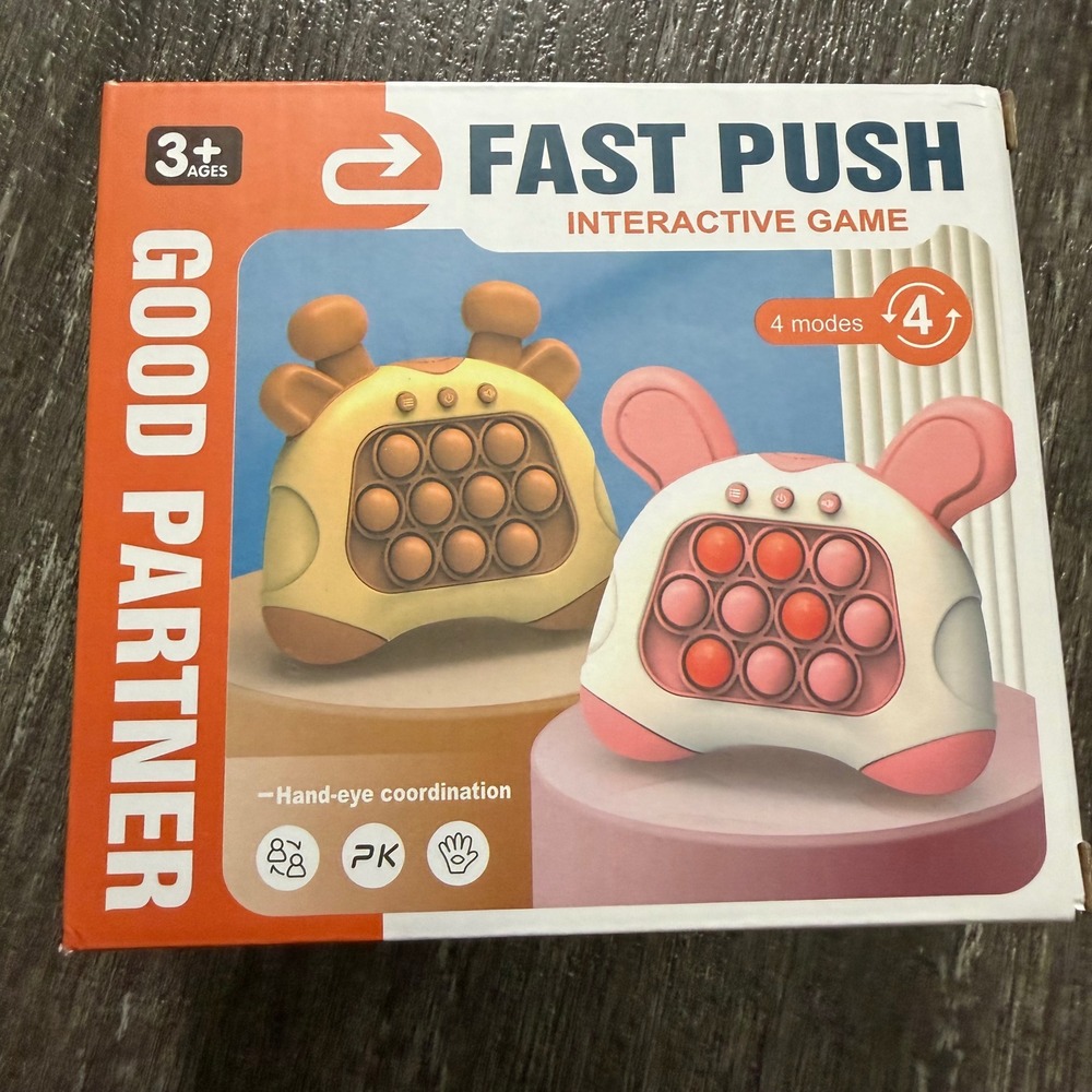 Good Partner Fast Push Interactive Game Kids One‎ Size Pink Electronic Pop Toy